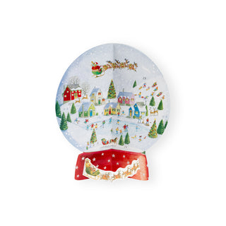 Winter Village Snow Globe Cmas Advents 3-D/Die-Cut/Stand(App)