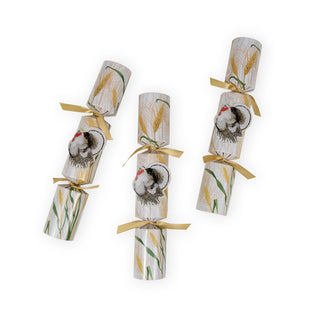 Homestead Turkey Christmas Crackers-10 Inch Long/8In