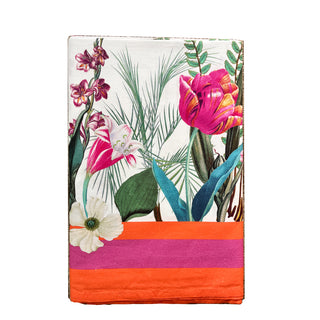 La Dolce Vita Cloth Tablecover in Fuchsia & Orange - 1 Tablecover