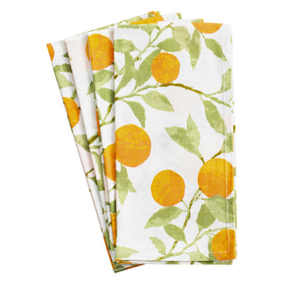 Orange Grove Cotton Dinner Napkins