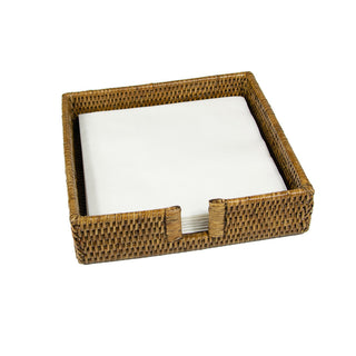 Rattan Dinner Napkin Holder in Natural - 1 Napkin Holder