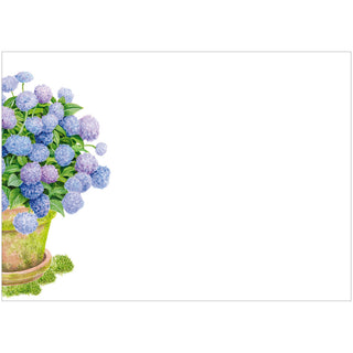 Potted Hydrangeas Adhesive Labels - 12 Per Package