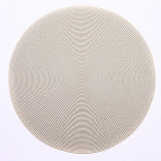 Braided Round Placemat in Natural - 1 Each