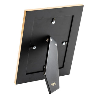 Caspari Modern Moiré Lacquer 5" x 7" Picture Frame in Gold - 1 Each 15954LQFRM5X7