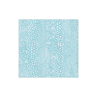 Caspari Pebble Paper Linen Cocktail Napkins in Seafoam - 15 Per Package 16794CG