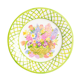 Peek-A-Boo Bunny Salad & Dessert Plates - 8 Per Package