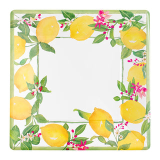 Limoncello Square Dinner Plates - 8 Per Package