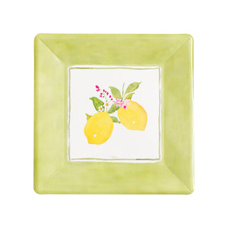 Limoncello Square Salad & Dessert Plates - 8 Per Package