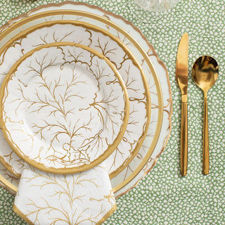 Caspari Gilded Majolica Die-Cut Placemat - 1 Per Package in Ivory 3044PMS