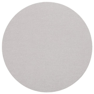 Caspari Classic Canvas Round Felt-Backed Placemat in Linen - 1 Each 4013PMR