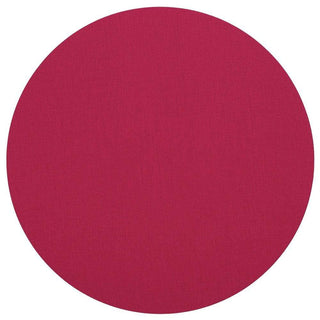 Caspari Classic Canvas Round Felt-Backed Placemat in Fuchsia - 1 Each 4015PMR