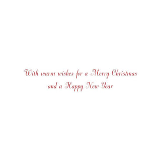 Caspari Holly Sleigh Ride Boxed Christmas Cards - 16 Cards & 16 Envelopes 79210