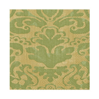 Palazzo Paper Luncheon Napkins in Moss Green - 20 Per Package 7968L