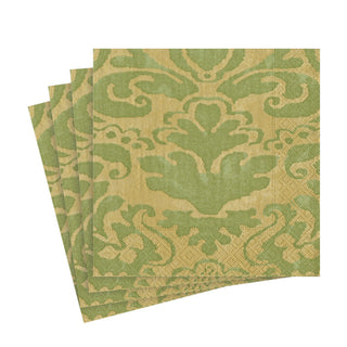 Palazzo Paper Luncheon Napkins in Moss Green - 20 Per Package 7968L