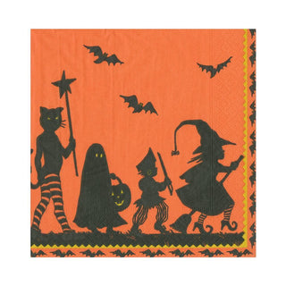 Caspari Halloween Parade Paper Luncheon Napkins - 20 Per Package 8280L