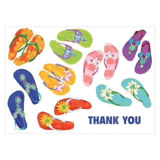 Caspari Fancy Feet Thank You Notes - 8  Note Cards & 8 Envelopes 86602.44