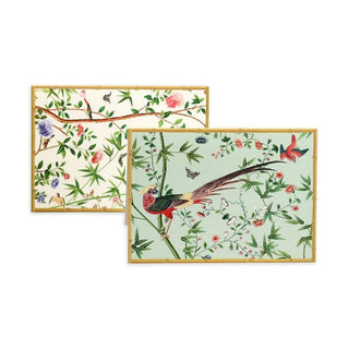 Caspari Chinese Wallpaper Boxed Note Cards in Blue - 8 Note Cards & 8 Envelopes 86614.46