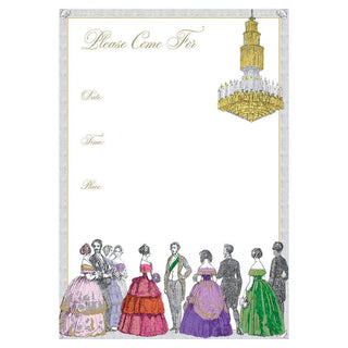 Caspari The Devonshire Ball Invitations - 8 Fill-In Invitations & 8 Envelopes 87901E40