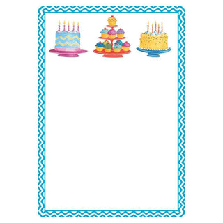 Caspari Sweet Temptations Invitations - 8 Blank Invitations & 8 Envelopes 87910E42
