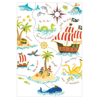 Caspari Yo Ho Ho! Invitations - 8 Fill-In Invitations & 8 Envelopes 88912E40