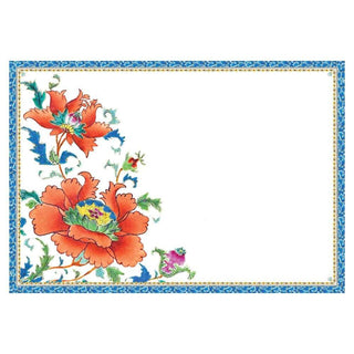 Caspari Chinese Ceramic Invitations - 8 Blank Invitations & 8 Envelopes 88930E42