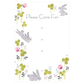 Caspari Flopsy Invitations - 8 Fill-In Invitations & 8 Envelopes 89907E40