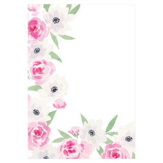 Caspari Flora Flora Invitations - 8 Blank Invitations & 8 Envelopes 89909E42