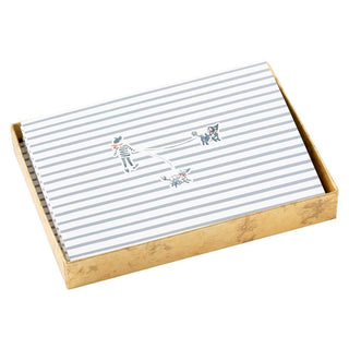 Caspari François et Fifi Boxed Note Cards - 8 Note Cards & 8 Envelopes 90606.46