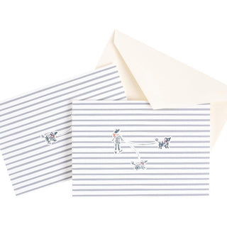 Caspari François et Fifi Boxed Note Cards - 8 Note Cards & 8 Envelopes 90606.46