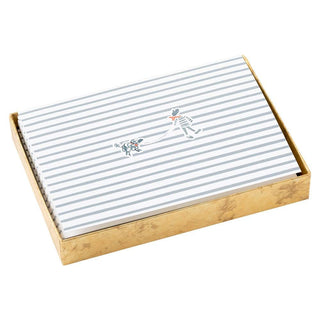 Caspari François et Fifi Boxed Note Cards - 8 Note Cards & 8 Envelopes 90606.46