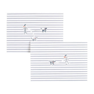 Caspari François et Fifi Boxed Note Cards - 8 Note Cards & 8 Envelopes 90606.46