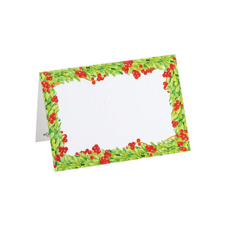 Caspari Boxwood Trellis Place Cards - 8 Per Package 91914P