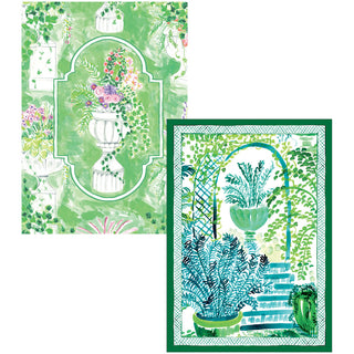 Garden Sketches Assorted Boxed Note Cards - 8 Note Cards & 8 Envelopes