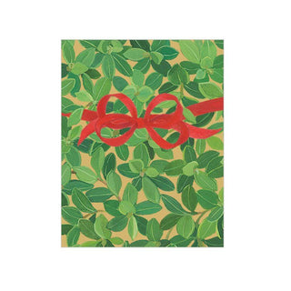 Caspari Boxwood Gift Enclosure Cards in Gold - 4 Mini Cards & 4 Envelopes 96200ENC