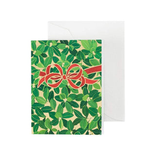 Caspari Boxwood Gift Enclosure Cards in Gold - 4 Mini Cards & 4 Envelopes 96200ENC