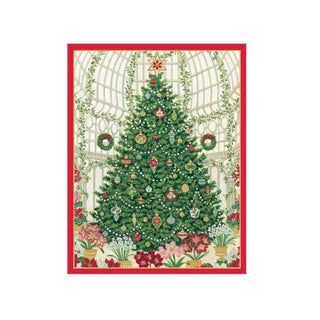 Caspari Christmas at the Garden Gift Enclosure Cards - 4 Mini Cards & 4 Envelopes 9632ENC