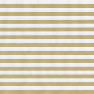 Caspari Club Stripe Reversible Gift Wrapping Paper in Gold & Silver - 30" x 8' Roll 97270RC
