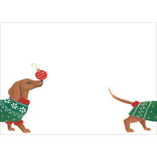 Christmas Dachshund Self-Adhesive Labels - 12 Per Package LTAG127