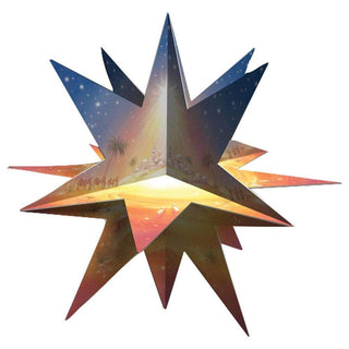 Caspari Star Pop 3D Advent Calendar - 1 Each ADV217