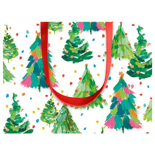 Brushstroke Trees Small Gift Bag - 1 Each