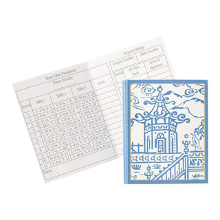 Caspari Pagoda Toile Bridge Tally Sheets - 12 Per Package BT145