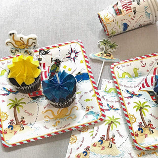 Caspari Yo Ho Ho! Die-Cut Party & Birthday Candles - 6 Per Package CA800