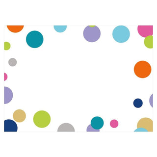 Caspari Confetti Brights Self-Adhesive Labels - 12 Per Package LTAG103