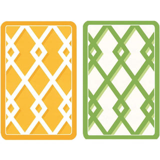 Caspari Trellis Playing Cards - 2 Decks Included PC112