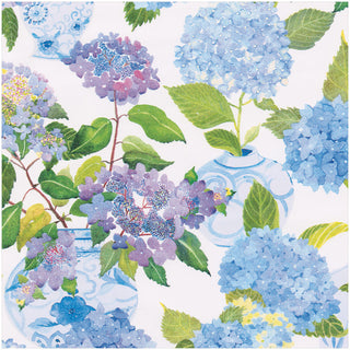 Hydrangeas And Porcelain Roll Wrap 30 Inch X 8Ft-2 Inch Core