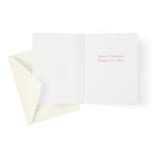 Holly Sprig Classic Christmas Cards - Includes 5 Cards & Envelopes
