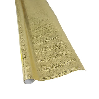 Pebble Gold Foil Roll Wrap 30 Inchx 6 Ft Foil-2 Core