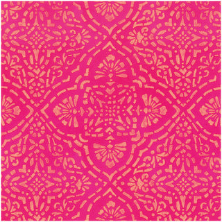 Annika Fuchsia/Coral Roll Wrap 30 Inch X 8Ft-2 Inch Core