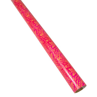 Annika Fuchsia/Coral Roll Wrap 30 Inch X 8Ft-2 Inch Core