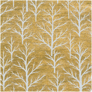 Winter Trees Gold/White Foil Emboss Roll Wrap 30 Inchx 6 Ft Foil-2 Core